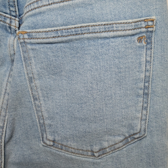 Madewell The Perfect Vintage Jeans High Rise Raw Hem Size 24 NWOT - Picture 12 of 13